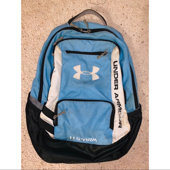 blue under armor backpack